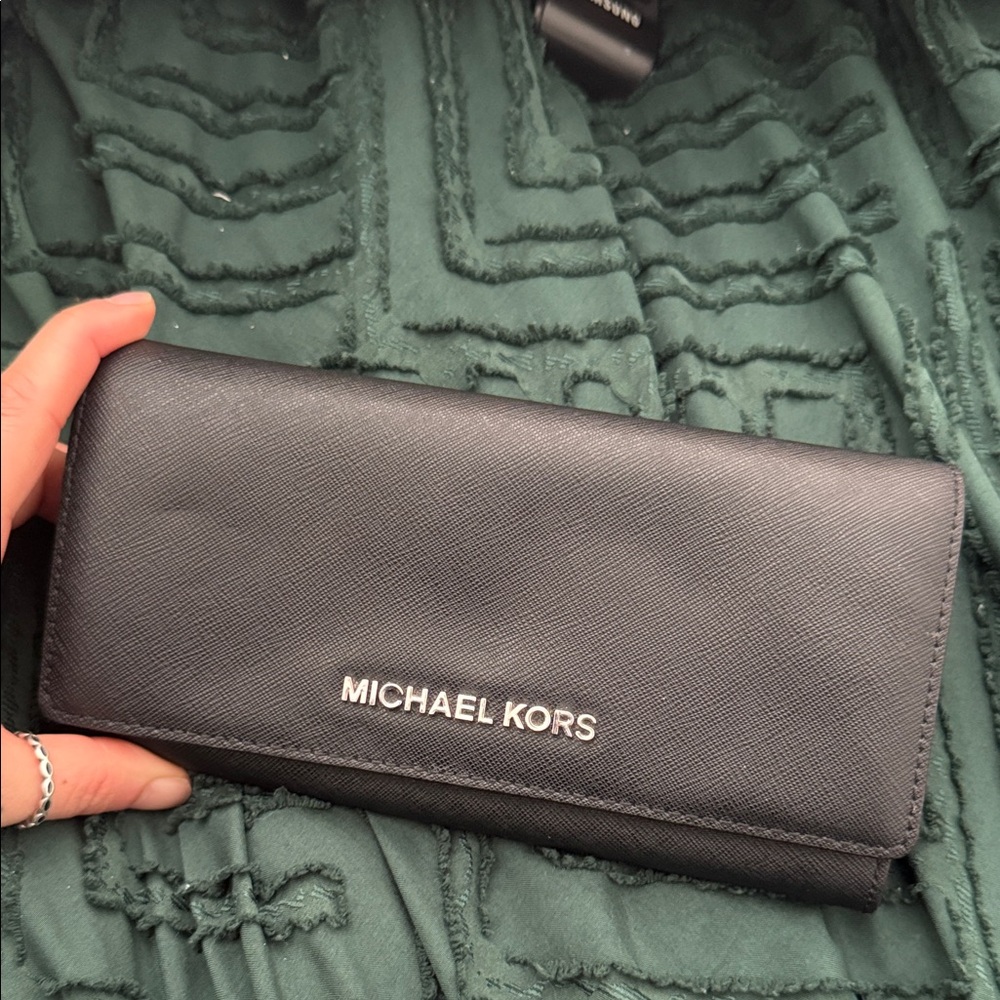 Michael Kors Black Leather Wallet